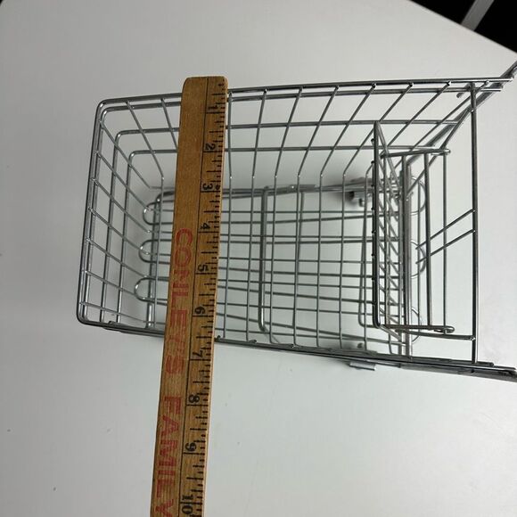 Toy Grocery Cart Old Country Mini Shopping Cart/Buggy for Dolls Metal 10 inch - Picture 7 of 9